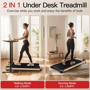 Portable bureau à domicile tapis roulant cadre épais 265lbs capacité de poids maximale électrique marche Jogging Machine bureau incliné pour la marche - Product Image 6