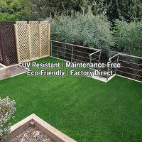 Gazon artificiel résistant aux UV 25 mm, aspect réaliste, pour événements intérieurs et extérieurs, vente directe d'usine au Moyen-Orient, qualité supérieure