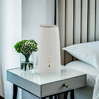 Diffuseur d'huiles essentielles intelligent en céramique pour table, aromathérapie, sans eau, lumière LED, commande tactile, parfum