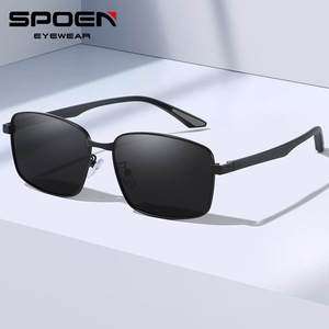 SPOEN Rectangle Sunglasses Polarized UV400 Full Rim Men Outdoor Adult <b>Eyewear</b> - Product Image 1