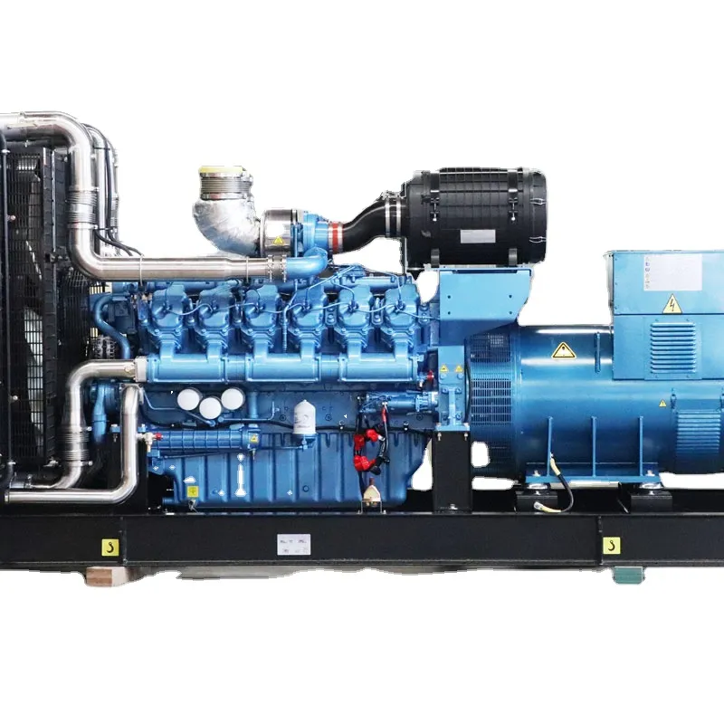 AOSIFは、エンジン12M33G1400/5とleroy-somerオルタネータービッグパワーを備えたBaudoin 1000kw 1250kvaプライムパワーディーゼル発電機を供給します