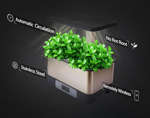 Mini-jardin intelligent pour plantes d'intérieur en gros, 12 pots, lampe de culture 24W, pots à herbes et jardinières - Product Image 2