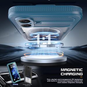 360 °   Защитный водонепроницаемый чехол для iPhone 16/16 Plus, полупрозрачный бирюзовый, с противоскользящим и удобным захватом, ударопрочный - Product Image 5