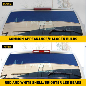 Barre de feux arrière LED auxito 97-03 FORD F150 TRUCK RED HOUSING, troisième feu stop - Product Image 4