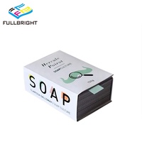 Emballage en carton de savon parfumé de bain personnalisé de luxe écologique de haute qualité avec tiroir en papier Caractéristiques de la petite stratification mate