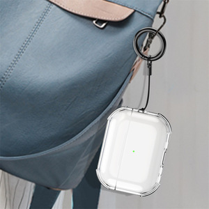 Pour étui <span class=keywords><strong>Airpods</strong></span> 4 avec porte-clés, housse de protection transparente en silicone TPU souple antichoc pour écouteurs pour <span class=keywords><strong>Apple</strong></span> <span class=keywords><strong>Airpods</strong></span> <span class=keywords><strong>Pro</strong></span> <span class=keywords><strong>2</strong></span> - Product Image 6