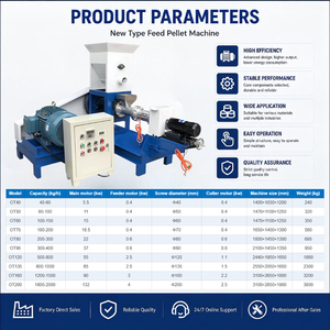 Máquina de Alta Eficiencia para Producción de Pienso Flotante para Peces, Proveedor de Máquinas de Alimento para Peces, Extrusora Automática para Alimento de Tilapia/Camarones - Product Image 3