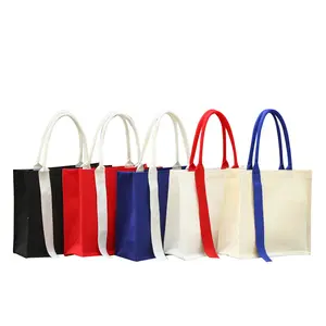 Heavy-Duty dễ thương Canvas Tote Bag Casual Weekender du lịch Vai Túi Xách cho sử dụng hàng ngày hoặc hành lý