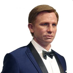 Venda por atacado de personagem de filme de acao british, sculpture de silicone realista em tamaño humain para venda - Product Image 1