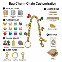 Chaîne de remplacement en métal de qualité supérieure pour sac à main, accessoires détachables pour sac à bandoulière, maillons de chaîne pour femmes, style bandoulière