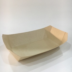Caja de fideos de papel Kraft de alta calidad, bandeja de cena para llevar, embalaje de bebidas y alimentos, ventaja UV, envío de impresión en relieve - Product Image 4