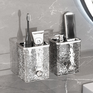 Wall Mounted Storage Box Rectangular No Drilling Required Bathroom Toilet Organizer For Cosmetics Toothbrushes Towels - Product Image 4