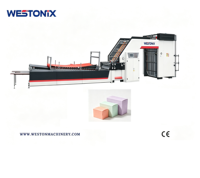Machine à plastifier automatique électrique haute vitesse WESTONIX 160 m/min, multifonctionnelle pour film, papier, plastique destinée aux produits alimentaires