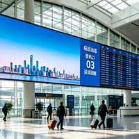 Conception de modules magnétiques pour écrans P2.5 pour aéroports, églises, hôtels et centres commerciaux, affichage LED