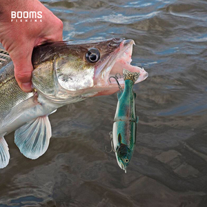 Señuelo de Pesca de Aluminio con Ojos Holográficos 3D Multiarticulados, Bolas de Acero Integradas, 2 Segmentos, para Trucha en Lago - Product Image 4