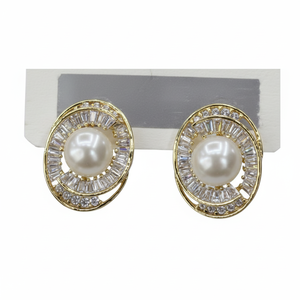 Di alta qualità in metallo polsini per le donne Single catena minimalista gioielli di usura quotidiana orecchini di perle - Product Image 1