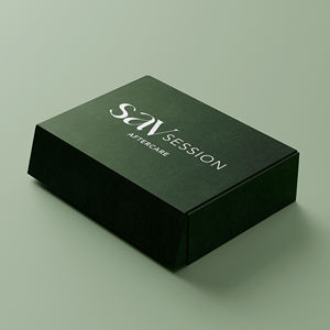 <span class=keywords><strong>Bo</strong></span>îtes postales en carton ondulé vert foncé avec logo gaufré personnalisé emballage de macaron cadeau pliable en papier carton - Product Image 2