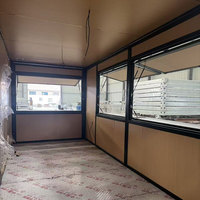 Maison conteneur en acier préfabriquée extensible prête à l'emploi pour usage hôtelier, design moderne, villa mobile préfabriquée