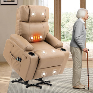 Poltrona Reclinabile Elettrica 2026 con Funzione di Sollevamento <span class=keywords><strong>per</strong></span> Anziani, Regolabile <span class=keywords><strong>per</strong></span> Persone Robuste, con Massaggio e Riscaldamento - Product Image 1