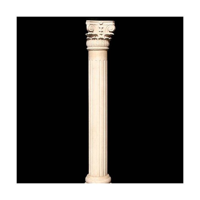 High Quality Natural Stone Round Porch Columns