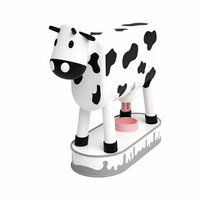 Aire de jeux intérieure pour enfants, thème ferme laitière, avec vaches, taille et couleur personnalisables, pour jeu de rôle et de simulation, dès 3 ans