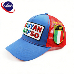 QZFSO Custom 3d Embroidery Hip Hop Fashion Sports 5-Panel Mesh Trucker <b>Cap</b> Unisex 100% Cotton Baseball Hat - Product Image 1
