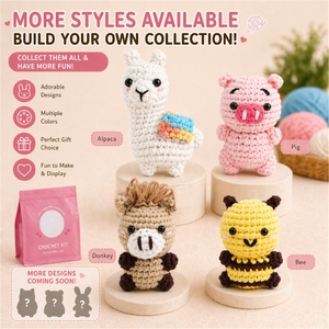 <span class=keywords><strong>Kit</strong></span> de <span class=keywords><strong>Ganchillo</strong></span> para Principiantes, Set de Tejido de Animales de Peluche, Llama, Alpaca, <span class=keywords><strong>Kit</strong></span> de <span class=keywords><strong>Ganchillo</strong></span> DIY para Principiantes - Product Image 6