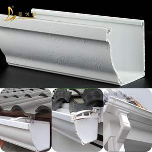 Tuyau de descente d'eau de pluie en <span class=keywords><strong>PVC</strong></span> résistant aux intempéries, facile à installer, <span class=keywords><strong>gouttière</strong></span> carrée pour les zones tropicales - Product Image 4