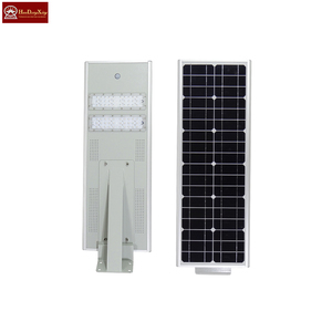 โคมไฟถนนพลังงานแสงอาทิตย์ LED สองด้าน20W ถึง300W ใช้พลังงานแสงอาทิตย์ IP65พร้อมชิป SMD สำหรับใช้ในสวน - Product Image 3