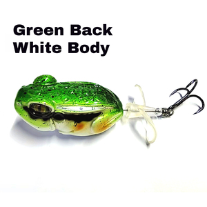 Esca da Pesca Galleggiante in ABS Rigido a Forma di Rana con Coda a Elica Rotante per Bass, Luccio, Topwater Popper, Swimbait - Vendita all'Ingrosso - Product Image 1