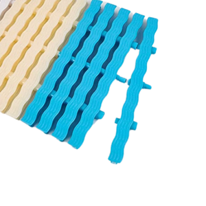 Grille antidérapante ondulée PP Grille de piscine à débordement ABS Grille de vidange de piscine antidérapante Polypropylène 18cm 20cm 25cm 30cm - Product Image 5