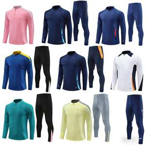 Nouveau <span class=keywords><strong>survêtement</strong></span> de football européen 2025 Tuta Da Calcio pour hommes, <span class=keywords><strong>survêtement</strong></span> de haute qualité, maillot de sport de football, ensembles de vestes - Product Image 6