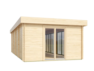 20FT 40ft บังกะโลบ้านไม้บ้านไม้ prefab เฮาส์ไม้หรูหราขนาดเล็กสำหรับอยู่อาศัย - Product Image 2