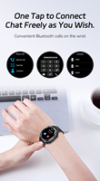Reloj Inteligente con Correa de Silicona Giratoria Redonda, Linterna LED, Llamadas Bluetooth, Notificaciones, Monitoreo de Salud y Rastreador de Actividad Física