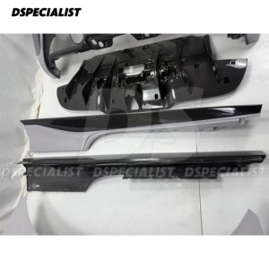 EVO Style Dry Carbon Fiber Bodykit Bumper Hood Difusor Spoiler Faldas laterales para <span class=keywords><strong>Ferrari</strong></span> <span class=keywords><strong>488</strong></span> Body Kit - Product Image 3