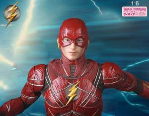 Equipo de prototipos <span class=keywords><strong>Flash</strong></span> superhéroe 30cm estatua PVC figura de acción juguetes de modelos coleccionables regalo - Product Image 5