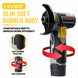 LYUWO 21V Bürstenloser Akku-Winkelschleifer mit Aluminium-Lamellenscheibe zum Schneiden, Professionelle Industriequalität - Product Image 1