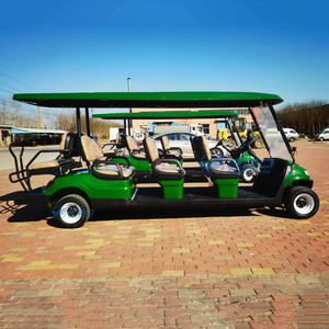 Carrito de Golf Eléctrico Verde de Venta Rápida, Nuevo Diseño, Elegante y Espacioso, Vehículo de Golf Eléctrico de 6 Plazas - Product Image 5