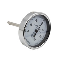 Jauge de pression stérile aseptique de qualité sanitaire SS304 SS316L avec couvercle à cadran 75mm pour les boissons