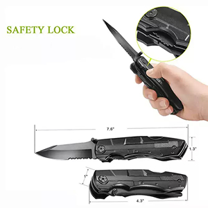 2025折りたたみ屋外ポケットマルチツールキャンプ用OEM対応旅行者用ナイフ愛好家ロゴカスタマイズ - Product Image 5