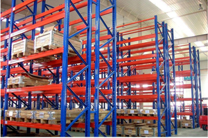 מדפי אחסון מתכווננים למחסן, מדפים תעשייתיים קלים, 5 קומות, מדפי מתכת/פלדה למחסן/מפעל/אחסון - Product Image 4