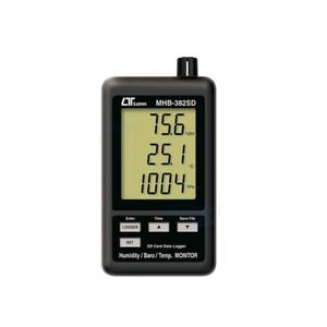 Lutron MHB-382SD Electronic Resistive Hygrometer <b>Humidity</b> Barometer Temperature Monitor LCD Moisture <b>Meter</b> - Product Image 1