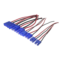 Connecteur banane EC2 EC3 EC5 EC6 EC8 à courant élevé personnalisé avec câble en silicone pour banque d'alimentation extérieure, démarreur de voiture