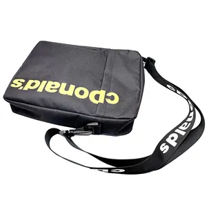Custom Logo Shoulder Bag Waterproof Durable Crossbody Bag Simple Square Oxford Messenger Bags