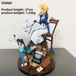 Statuetta di Violetta, <span class=keywords><strong>Violet</strong></span> <span class=keywords><strong>Evergarden</strong></span> GK, Modello <span class=keywords><strong>Anime</strong></span> Ragazza Bellissima, Statua in PVC 2D, Regalo Decorativo - Product Image 4