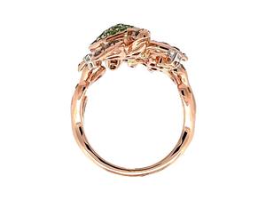 Stainless Steel <b>Ring</b> Does Not Fade 18K Gold-plated Niche Design Inlaid Zircon <b>Ring</b> <b>for</b> <b>Women</b> Wholesale - Product Image 3