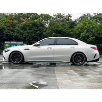 Classe C W206 à C63 Kit de carrosserie 1vs1 Kits de mise à niveau de voiture Pare-chocs avant Grille Capot Aile Jupe latérale Lèvre arrière Embout d'échappement Pièces automobiles
