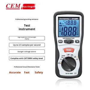 CEM Fábrica Venda Direta Profissional DT-5300B Digital Terra Resistência Medidor Megohmmeter Características Teste Digital Tensão - Product Image 1
