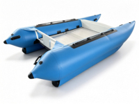 Bateau de pêche gonflable en PVC robuste avec plancher en aluminium, haute vitesse, pour rafting et dérive, personnalisable