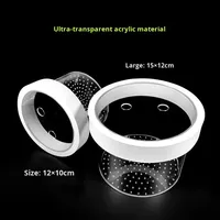 Aquarium flottant moderne en acrylique – Boîte d'élevage écologique pour la ponte, l'éclosion des œufs et la séparation des alevins pour cichlidés et plecos